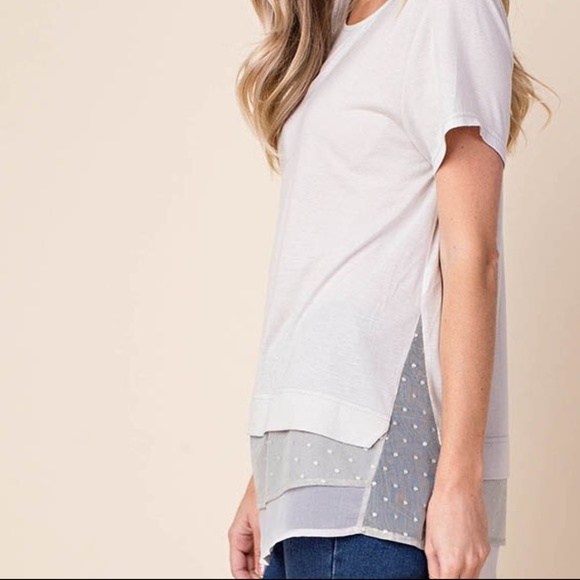 Layered Hem Tee - Picture 1 of 3